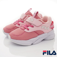 FILA斐樂頂級童鞋-輕量老爹運動鞋2-J434W-551粉(中小童段)