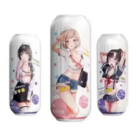 Snail Cup Dual 2in1 Comic Beauty Anime Version Double-Hole Jet Cup Double-Head