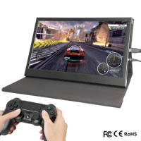 13.3 inch portable gaming monitor 4k optional USB C 1080P PS4 portable monitor type-c for laptop and gaming