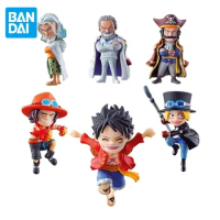 Bandai Gashapon Original Anime Figure ONE PIECE Sabo Luffy Sea Battle 3 Kids Toys Animation Model Gifts Collectible Ornaments