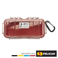 美國 PELICAN 1030 Micro Case 微型防水氣密箱 透明 紅 公司貨