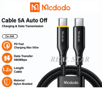 MCDODO Kabel PD Type C To Type C Fast Charging 5A 100W CA-3460