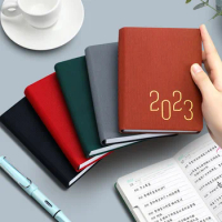 2023 B6 Planner Book 365 Day Agenda Portable Mini Notebook Sub-stationery cuadernos Learning Time Management Planning Schedule