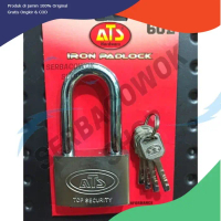 ATS Gembok Putih 60 mm Leher Panjang Chrome Gembok Pelor ATS Termurah