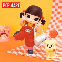 Popmart molly Peko Bjd Peko Figure Toys Doll Cute Anime Figure Desktop Ornaments Collection Gift