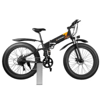 ZHENGBU 26H1F 400W 48V 10.4AH folding ebike/26inch fat tire mountain electric bike/snow electric bicyclecustom