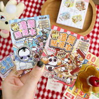 Xinmo Korean Style Mini Miniature Landscape Stickers Pocket Book Stacking Scene Stress Relief 3D DIY