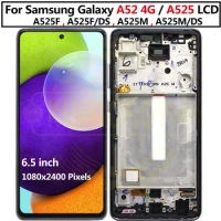 For Samsung A52 4G A525 A525B Display lcd for Samsung A52 lcd A525F lcd Touch screen For Samsung Galaxy A52 LCD