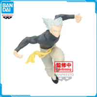 BANDAI Original ONE PUNCH-MAN Garou 16CM Anime Action Figure Hobbies Collectibles Model Toys Boy Gifts