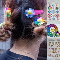 (️แท้shop/พร้อมส่ง) Murakami กิ๊บ ยางมัดผม พกจ.ดอกไม้-rubble Sticker (ต่างหู แหวน พกจ. หมอน อีกตะกร้