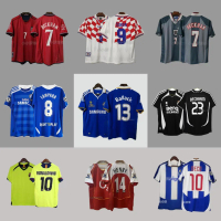 Vintage Jersey Football Uniform Classic Nostalgic Replica Thai Version Barcelona Ronaldinho AC Nesta