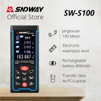 Discount Sndway Sw-S100 Digital Laser Distance Meter 100M Meteran