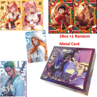 New One Piece Collection Cards Anime Trading Game Luffy Sanji Nami TCG Booster Box Game Cards