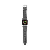 Universal Strap for Apple Watch KARL LAGERFELD Saffiano Mono 38mm / 40mm / 41mm Silver
