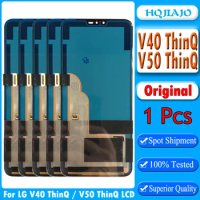 5pcs Original Screen For LG V40 ThinQ LM-V405 LCD Display Touch Screen For V50 ThinQ LM-V500 LCD Display Digitizer Replacement