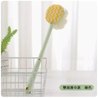 家用長柄洗澡刷(塗塗綠【澡巾+浴花】) 