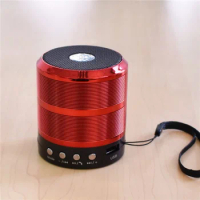 Mini Wireless Bluetooth Speaker With High Volume and Small Steel Size Suitable for Outdoor Camping Traveling Cycling