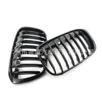Suitable for X1 Bmw F48 F49 16-18 Year Bright Air Intake Grille Refitting Paint Black Medium Net