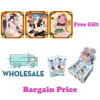 Bargain Price Wholesale Goddess Story 2m11 Collection Card With Free Metal Card Swimsuit Waifu Booster Box Doujin Toy Hobby Gift