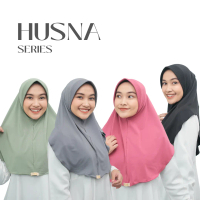 Zisha Hijab Bergo Husna Kerudung Semua Warna Bahan Spandeks Livia Super Instan Kerudung Muslim Nyama