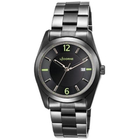 【LICORNE】力抗錶 都會簡約系列 經典手錶(黑/綠 LT137MBBA-G)