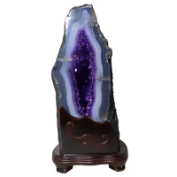 【晶辰水晶】5A級招財天然巴西紫晶洞 7.55kg(FA278)