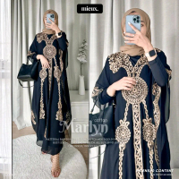 Dress Maudy Catton Combet Adem Nyaman Super Best Seller by Ashoka - Signadila - Gamis