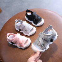 Baby Boys Girls Shoes Summer First Walkers Kids Beach Sandals Fashion Boys Sport Shoes Girls Sandals Sneakers