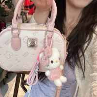 Túi hộp trống cow kitty hồng