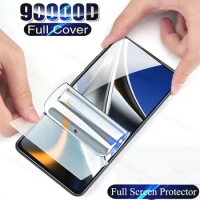 Hydrogel Film For Xiaomi Poco M6 Pro 5G Phone Screen Protector Film For Poco M4 Pro X5 F3 F4 GT X3 NFC Poco F5 Pro Not Glass