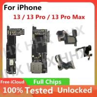 For iPhone 13 Pro Max Original Motherboard Unlocked Logic Board Main board 128GB 256GB 512GB For iPhone 13 Support Update NO ID