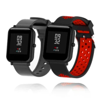 Silicone 20mm Strap For Xiaomi Amazfit Bip S Lite GTS 2 GTR 42mm Band Garmin Vivoactive 3 Bracelet Watch Watchband Accessories