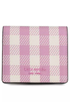 Kate Spade New York Morgan Gingham Field 小型雙摺銀包 (cv)
