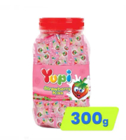 Permen Yupi Stroberi Kiss 1 Toples