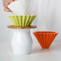 1-2 Cups Origami Ceramic Coffee Dripper Pour over dripper Coffee Ceramic Cup Made in Japan Elegant &amp; Modern Pour Over