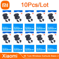 Original Global Xiaomi Mi True Wireless Earbuds Basic 2 Earphones Bluetooth 5.0 Headphones With Mic Noise Reduction 10Pcs/Lot