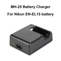 For EN-EL15 MH-25 Camera Battery Charger EU UK US Replacement for original for Nikon D7000 D800 D7500 D850 D750 Nikon 1 V1