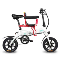 【趣野】FIIDO F1親子板 電動摺疊車 3種騎行模式 附快拆式兒童座椅(電動車 腳踏車 自行車 親子車)