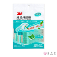 3M 牙線棒 薄荷木糖醇 量販包 38支×3包 口腔清潔【金興發】