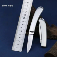 Folding Fruit Knife Camping Kitchen Sharp Mini Folding Stainless Steel Pocket Outdoor Pocket Practical Travel Mini Faca Inox