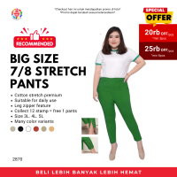 Celana Wanita 7/8 Jumbo Size 3L - 5L Adem