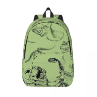 I Dig Fossil Woman Small Backpacks Boys Girls Bookbag Fashion Shoulder Bag Portability Laptop Rucksack Students School Bags