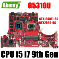 Mainboard For ASUS ROG Strix S5D S7D G531GV G531GW G531GU G531GD G731G G531G Laptop Motherboard i5 i7 GTX1660Ti RTX2060 RTX2070