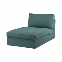 KIVIK 躺椅, kelinge 深土耳其藍, 90x163x83 公分