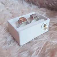 Box Cincin Pernikahan / Tempat Cincin Kawin / Kotak Cincin Putih