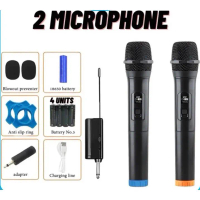 UHF wireless microphone wireless karaoke microphone dynamic microphone Tanpa wayar wireless mic prof