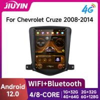 JIUYIN For Chevrolet Cruze 2008-2012 Carplay Android 12 Car Radio Multimedia Video Player Navigaion Head Unit Stereo 2Din Audio