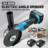 18V Rechargeable Cordless Brushless Impact Angle Grinder 800W Electric Polishing Grinding Machine Power Tools For Makita Battery
