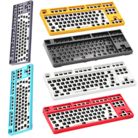 80% TKL Mechanical Keyboard kit Hot Swap Bluetooth 2Mode Dual Mode Lighting Effects RGB Switch Led Type C gaming keyboard keycap