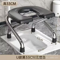 可摺疊移動坐便椅老人坐便椅行動式孕婦簡易馬桶不鏽鋼坐便凳